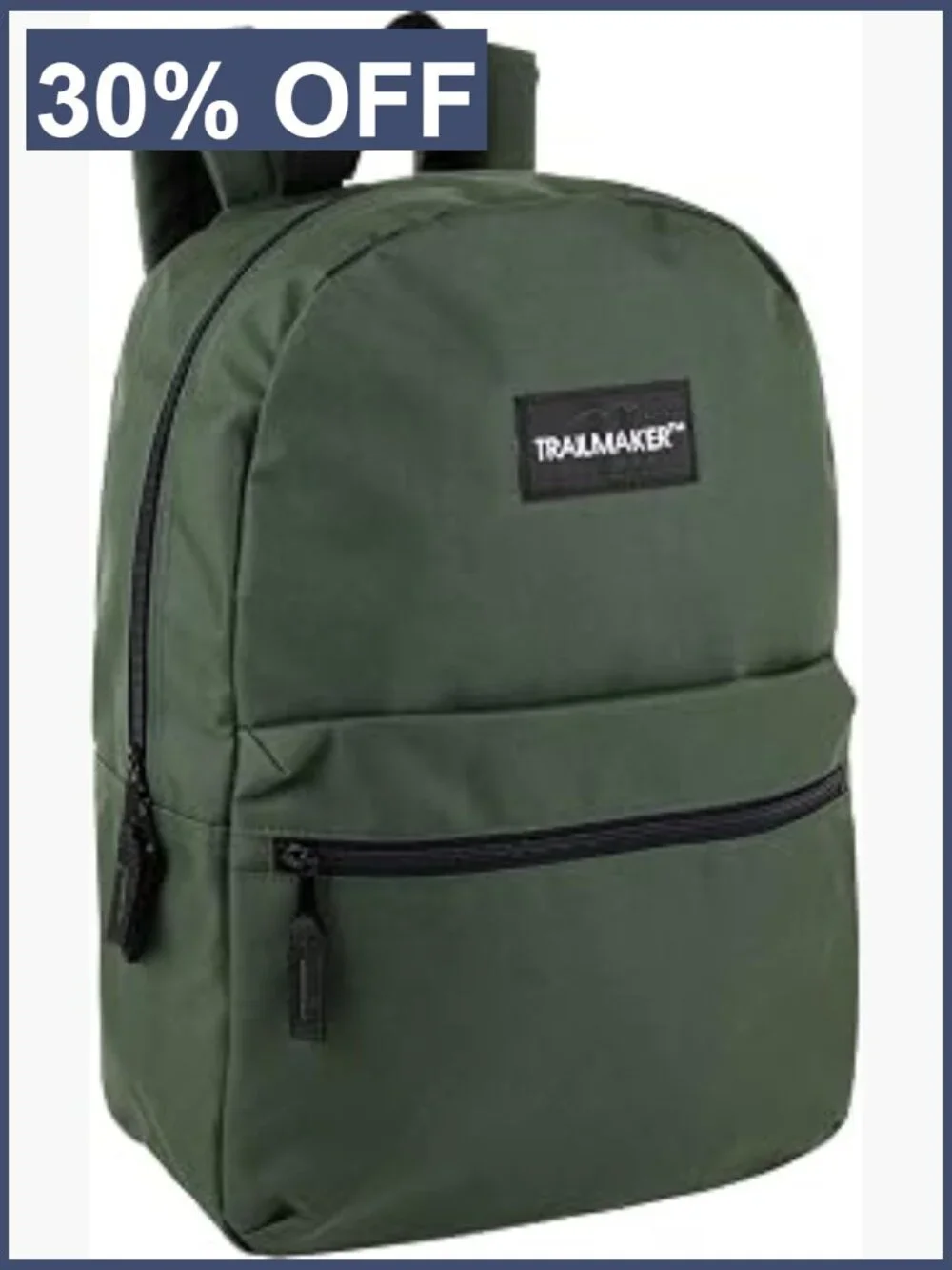 Classic 17in Backpack with Padded Straps for School